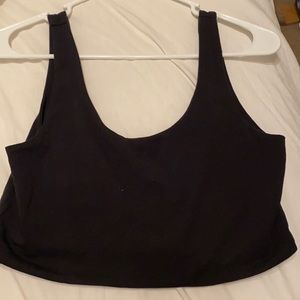 Black crop top
